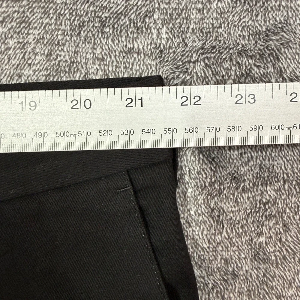 Dockers Pants Classic Fit Mens 42x32 Black Chino Cotton Stretch Straight Leg